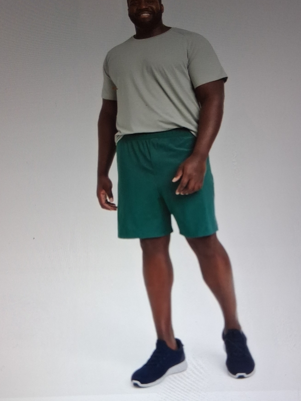 All In Motion 8" Dark Teal Mens Woven Moisture Wicking Shorts Extra Large New